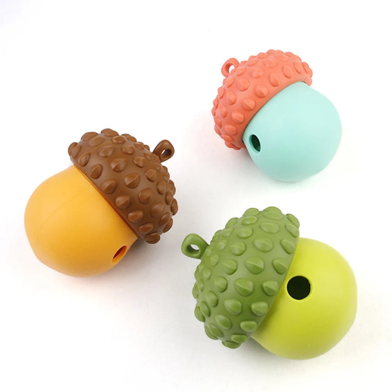 Balle distributrice de croquettes pour chien - Jouet ralentisseur d’alimentation