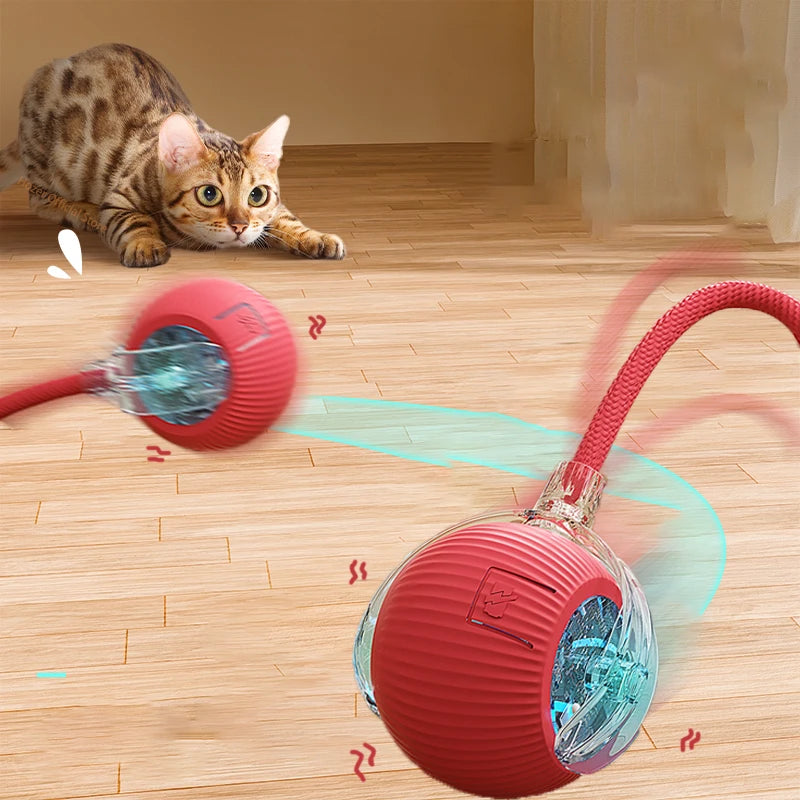 Jouet intelligent pour chat - Balle rechargeable avec 3 modes