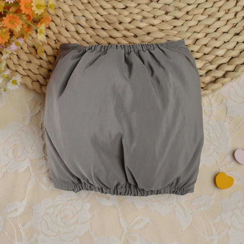 Culotte physiologique lavable pour chien et chat - Protection hygiénique - Pet & Cie - Elastique - Gris