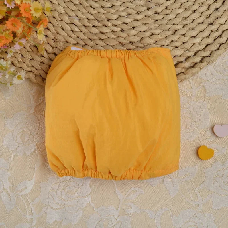 Culotte physiologique lavable pour chien et chat - Protection hygiénique - Pet & Cie - Elastique - Jaune