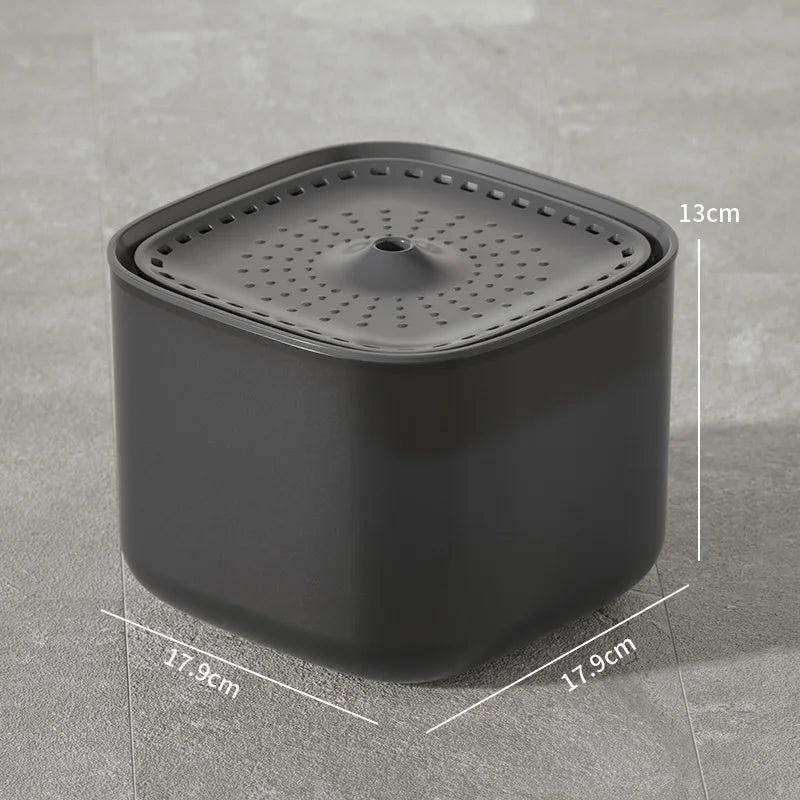 Fontaine à eau automatique 3L pour chat - Filtration continue - Noir