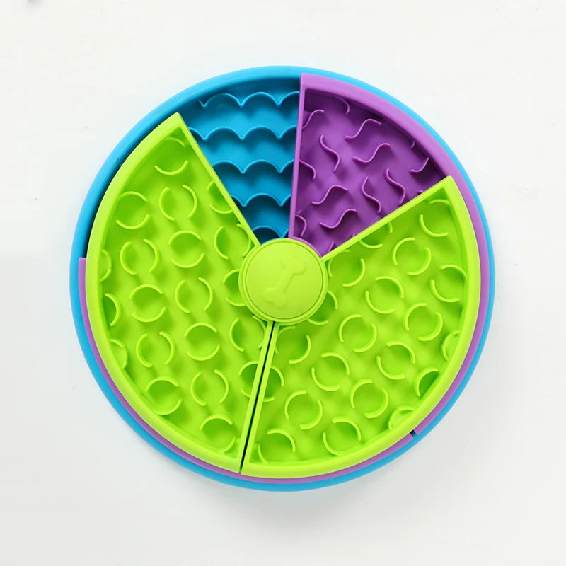 Gamelle interactive anti-glouton pour chien - Alimentation lente & jeu éducatif