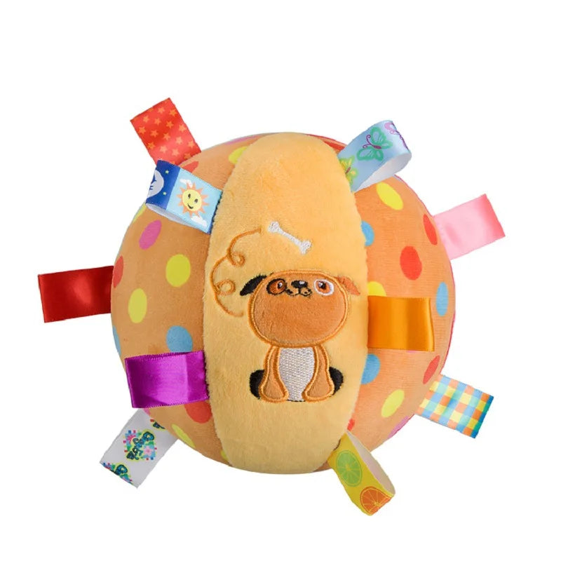 Jouet en peluche balle interactive avec grelots pour chien - Jeu et mastication - Pet & Cie