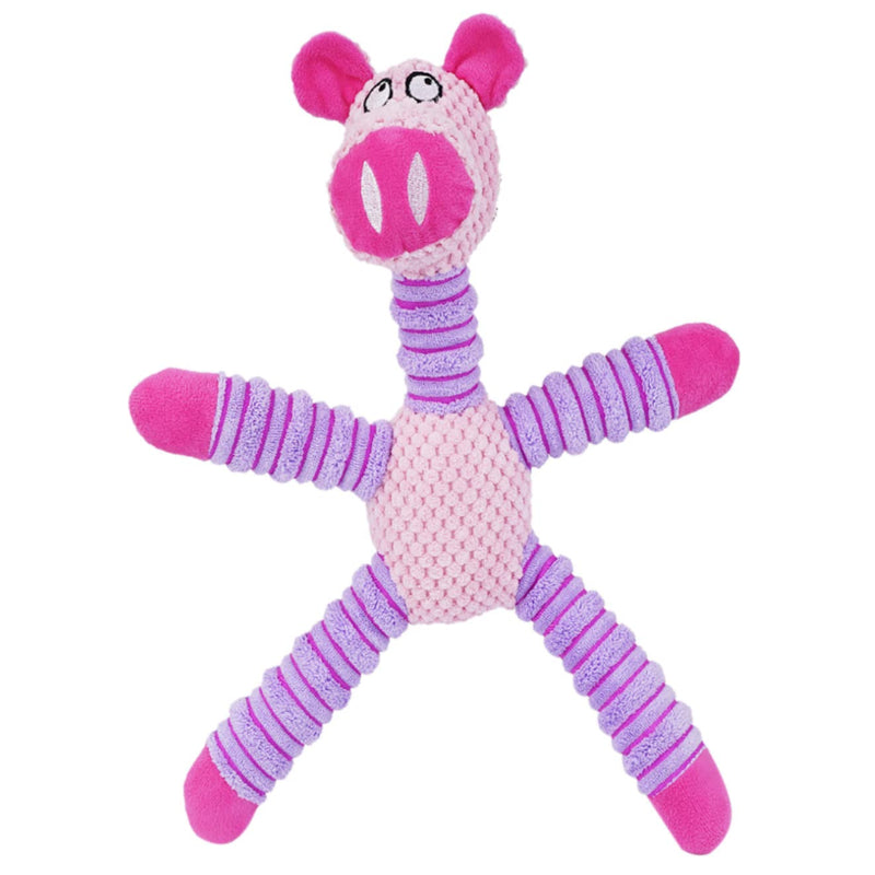 Jouet en peluche indestructible pour grand chien - Sonore et ultra-résistant - Pet & Cie - Cochon