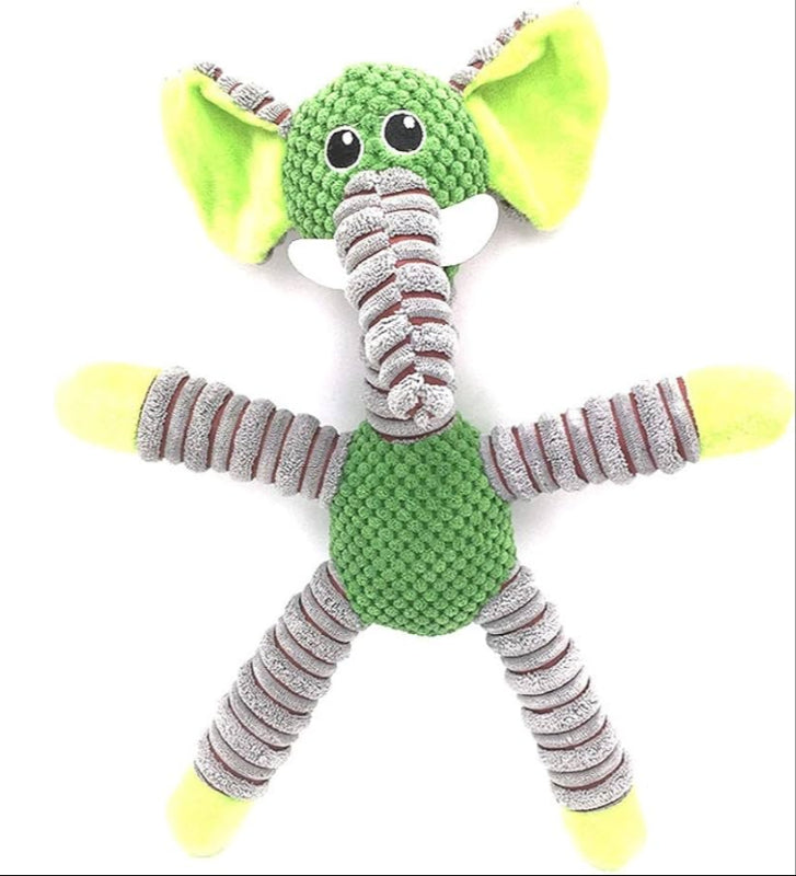 Jouet en peluche indestructible pour grand chien - Sonore et ultra-résistant - Pet & Cie - Elépéhant