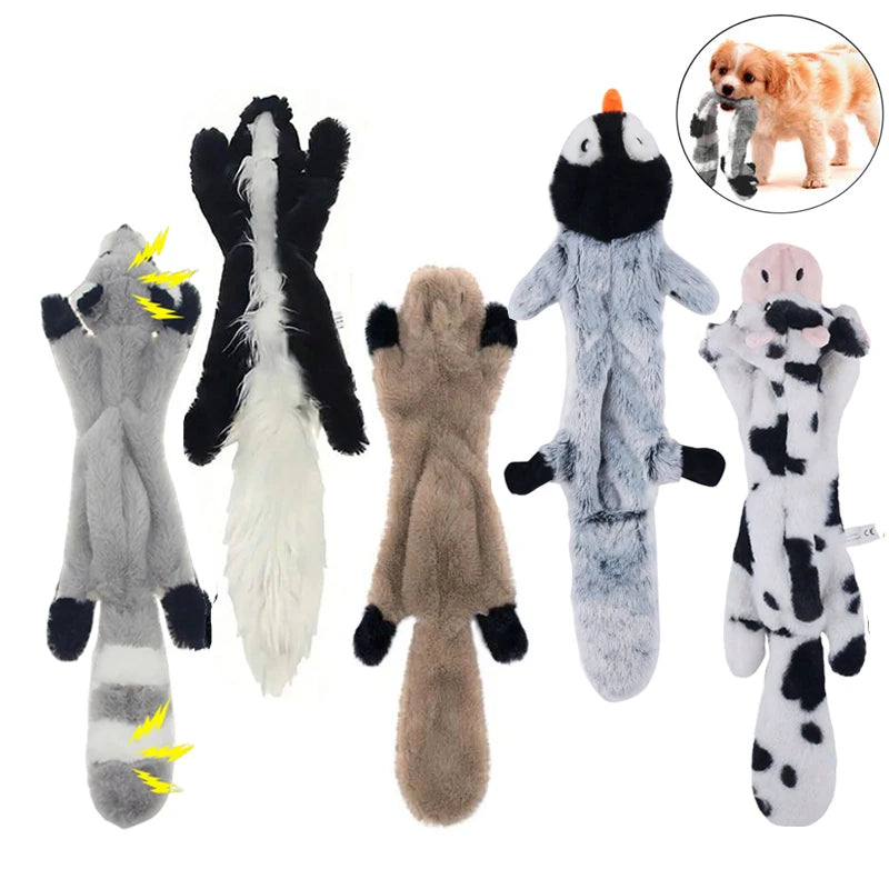 Jouet en peluche renard pour chien - Couineur intégré - Pet & Cie