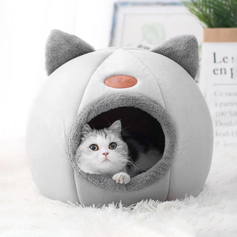 Tunnel en feutre pour chat - Maison de repos et de jeu