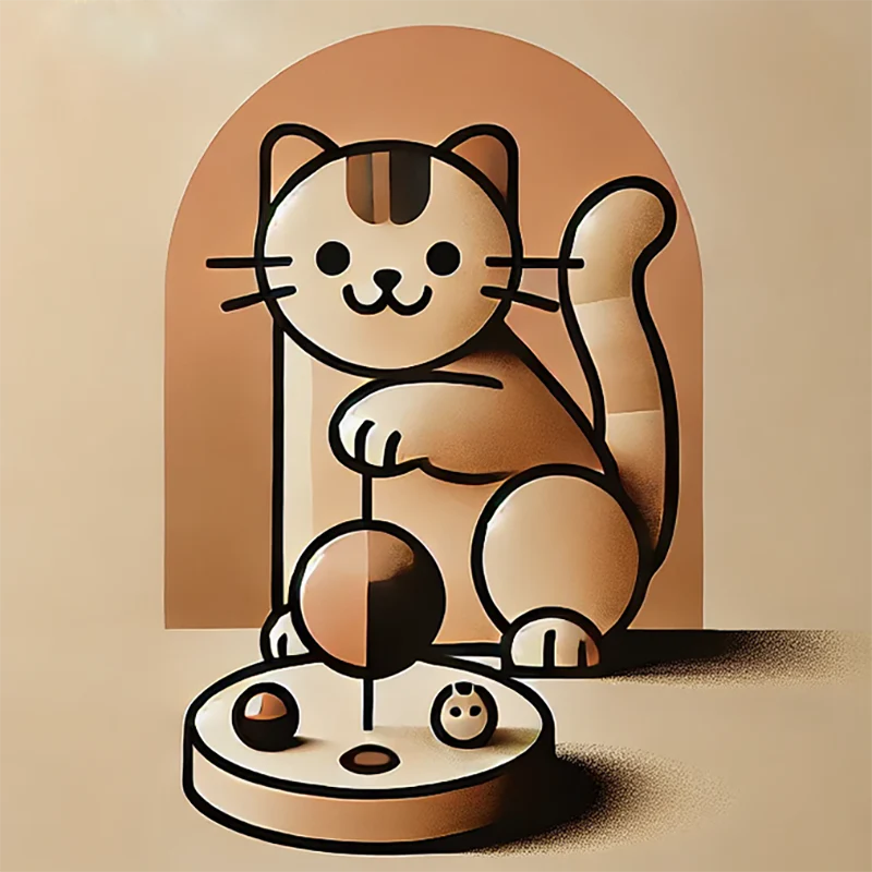 Jouets interactifs pour chats