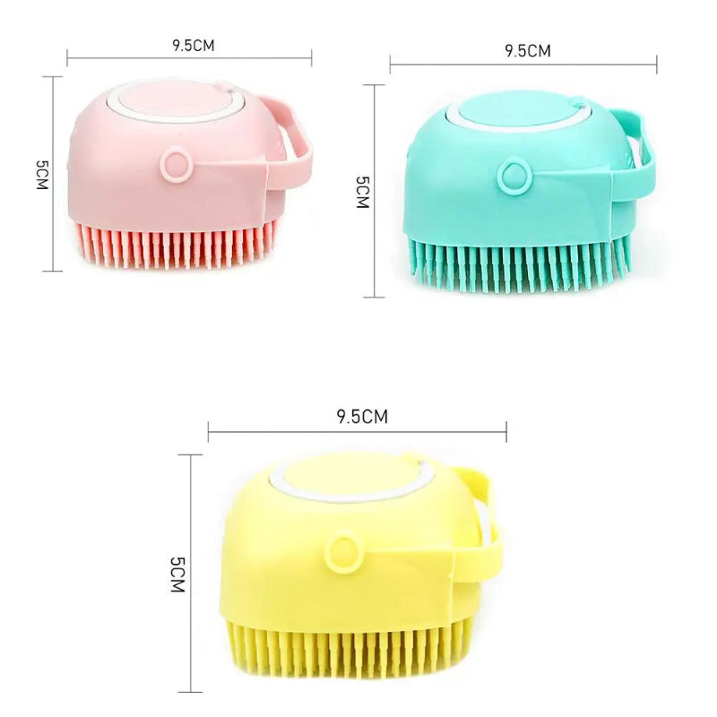 Brosse distributeur de shampoing pour le toilettage des animaux – Pet & Cie - Dimensions