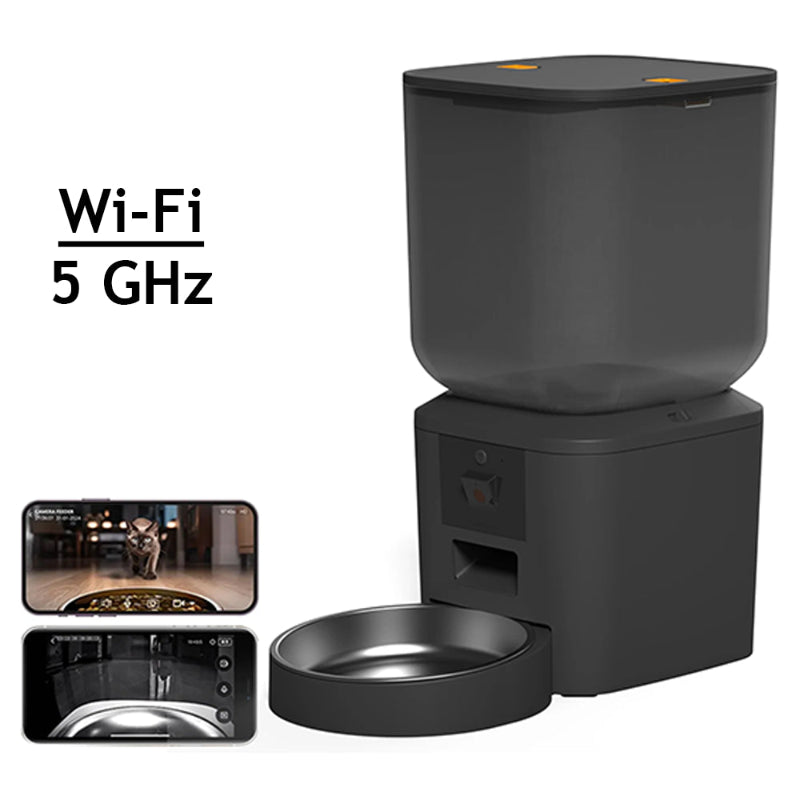 Distributeur automatique avec caméra 1080p - Surveillance et contrôle à distance - 1 Bol - 5GHz