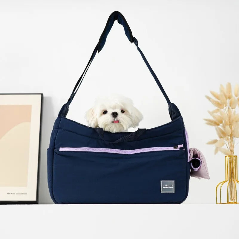 Sac de transport Onecute noir - Design élégant et confortable - Pet & Cie